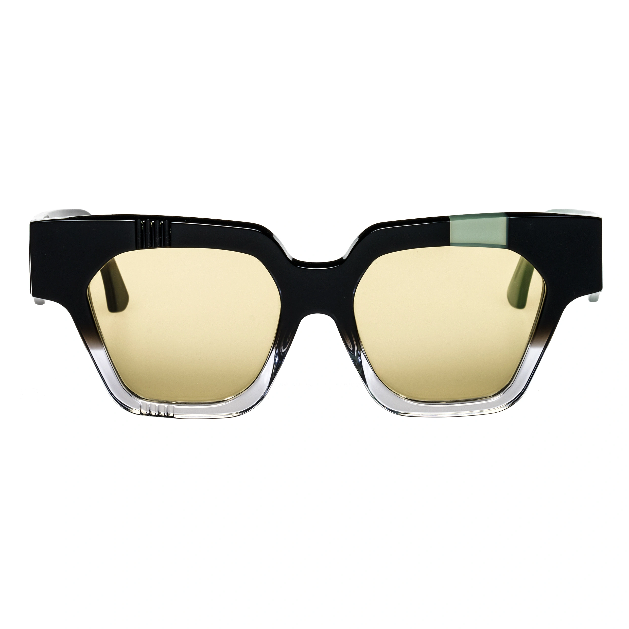 Ffin AMO designer sunglasses in Black Fade, front view