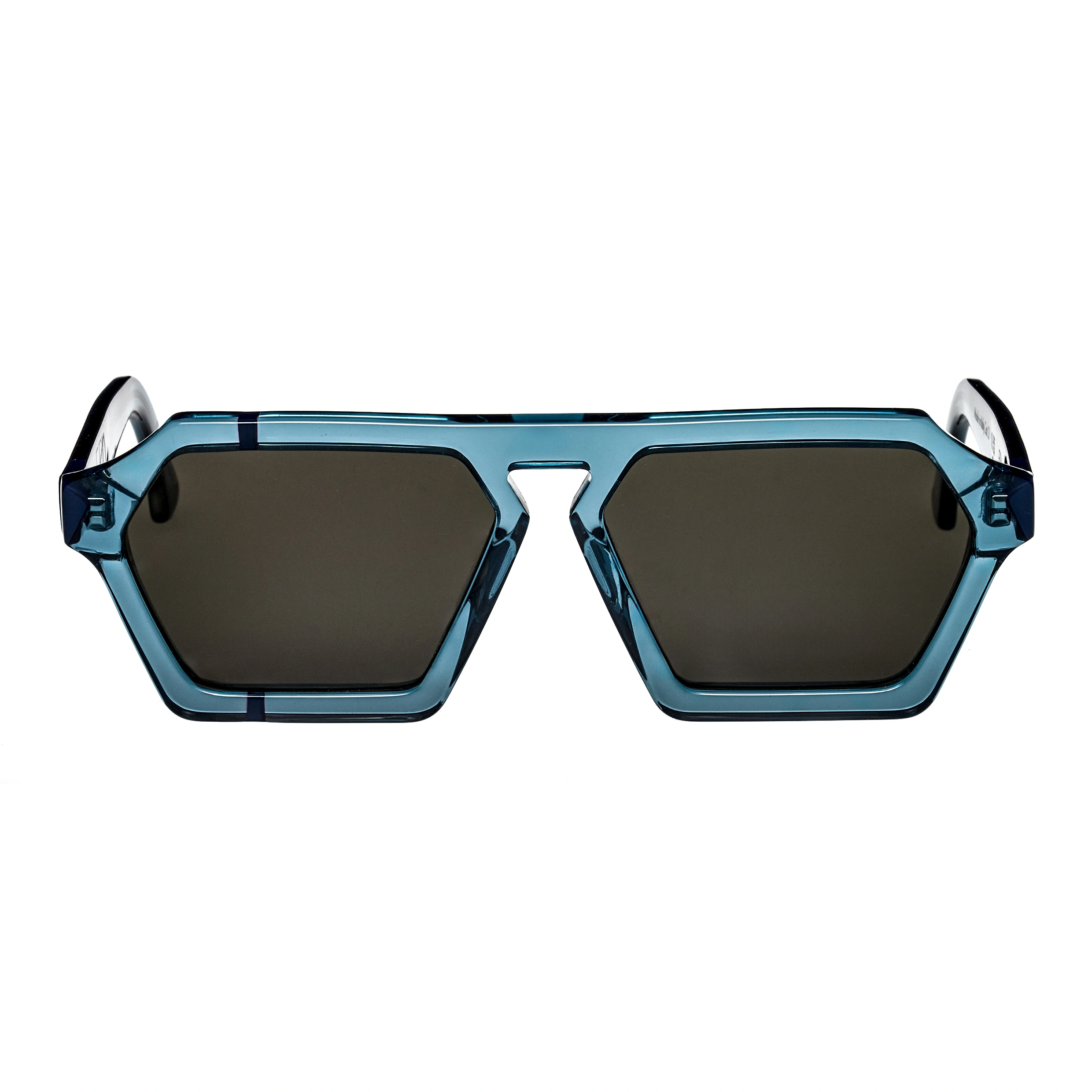 Ffin ERA designer sunglasses in Blue Navy, front view