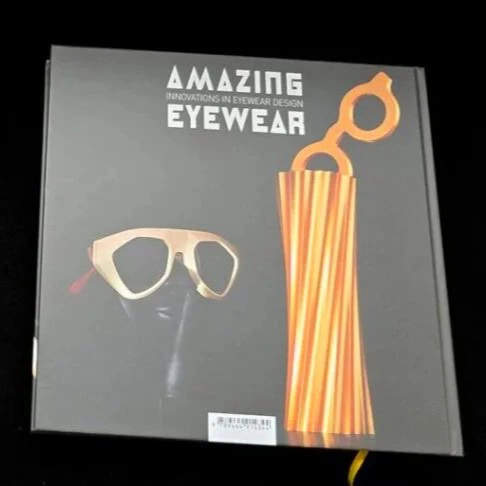 Amazing Eyewear Volume 2 book cover, the design book that features Ffin Eyewear